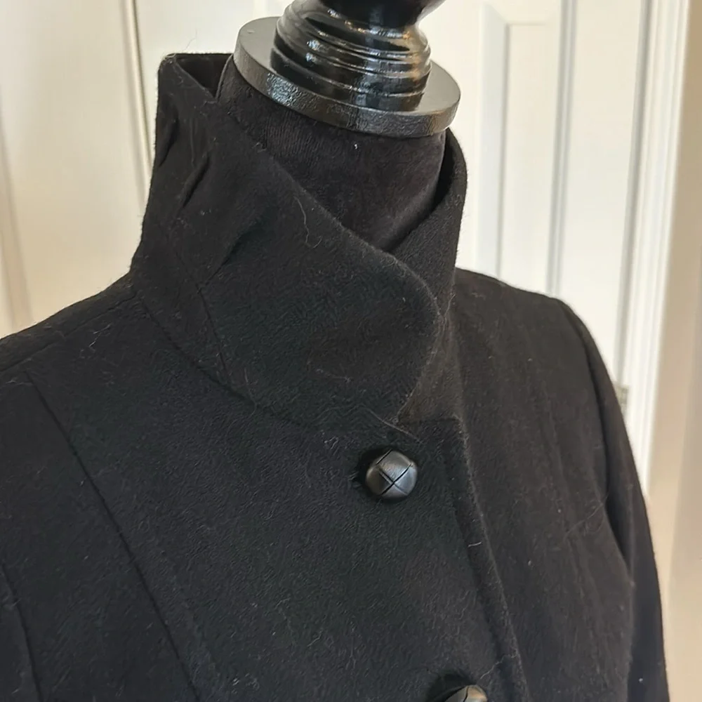 Wool J.Crew coat. Size 4. Black